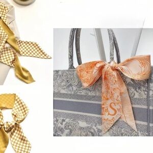 Designer Bag Twilly | Bag Scarf Bag Twillies | Bag Bandeaus | Bag Scarves Twilly